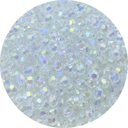 200 PCS 10mm Acrylic Faceted Spacer Beads AB Color Glossy Round Loose Beads for Jewelry Making Bracelet Necklace Earring Ornament Wind Chimes Key Chains(Deep Purple AB)