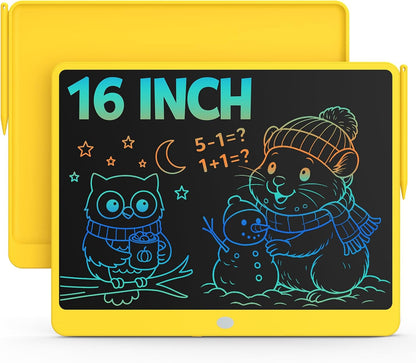 Bravokids Toys for 3-6 Years Old Girls Boys, LCD Writing Tablet 10 Inch Doodle Board, Electronic Drawing Pads, Educational Birthday Gift for 3 4 5 6 7 8 Years Old Kids Toddler (Blue)