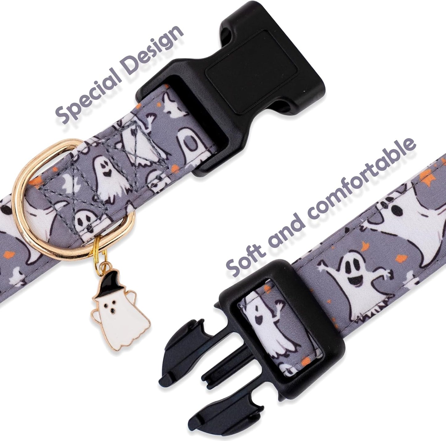 Faygarsle Dog Collar for Small Medium Large Dogs Colorful Puppy Collars for Female Dogs Toy Building Blocks Patterned Pet Collars for Summer Spring Wedding Puppy Girl Dog Collar M