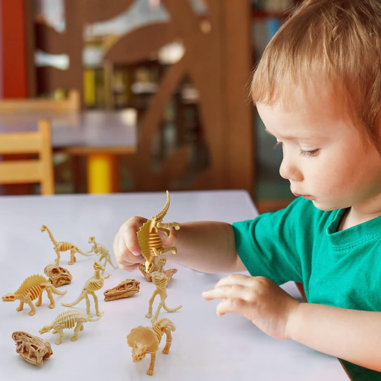 35PCS Dinosaur Fossil Skeleton Dinosaur Skeleton Toys Dino Sand Dig Party Favor Decorations