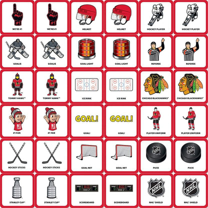 MasterPieces NHL Chicago Blackhawks Matching Game, For Ages 3+ - Fun Family Entertainment for Kids and Adults - Educational, Engaging, and Perfect for Game Night, Interactive Classroom Activities