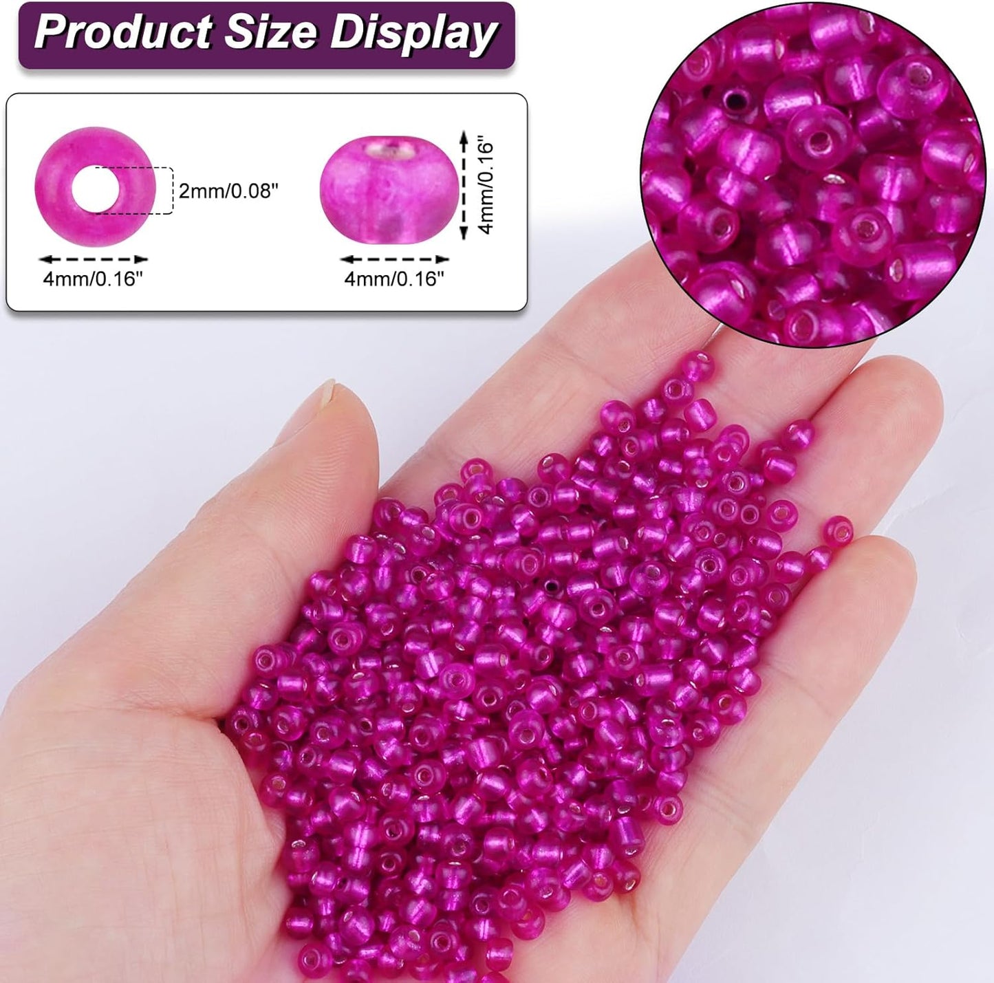 10100 Pcs Size 11/0 Glass Seed Beads, 2 mm Dark Green Small Mini Spacer Loose Pony Beads for Jewelry Making and DIY Crafts - Colors A