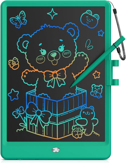 Bravokids Toys for 3-6 Years Old Girls Boys, LCD Writing Tablet 10 Inch Doodle Board, Electronic Drawing Pads, Educational Birthday Gift for 3 4 5 6 7 8 Years Old Kids Toddler (Blue)