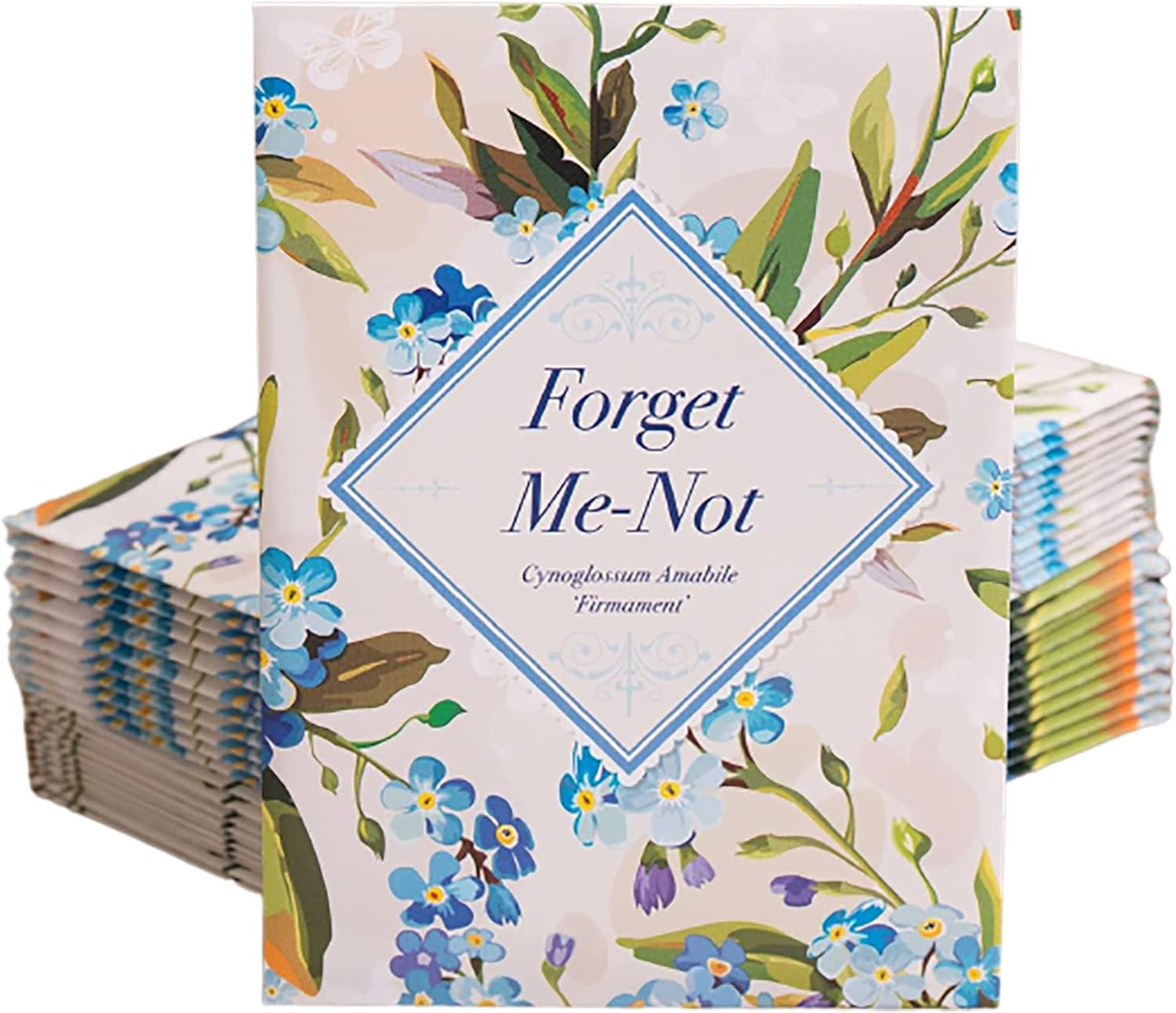 Grateful Memories Dove with Bird and Butterfly Mix Seed Favor Packets - Gardening Gifts - Wild Flower Seeds for Planting - Garden or Indoor Plant Flowers - Growing Plants in Memory