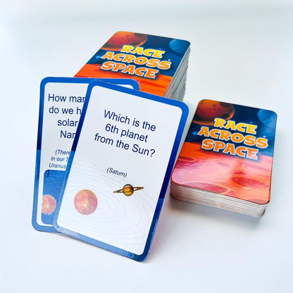 QUOKKA Board Games for Kids 8-12 - Family Games for Kids and Adults - Journey Across the World Card Game Ages 5-9 - Learn Capitals, Flags, Facts, and Map Locations with 195 World Map Cards