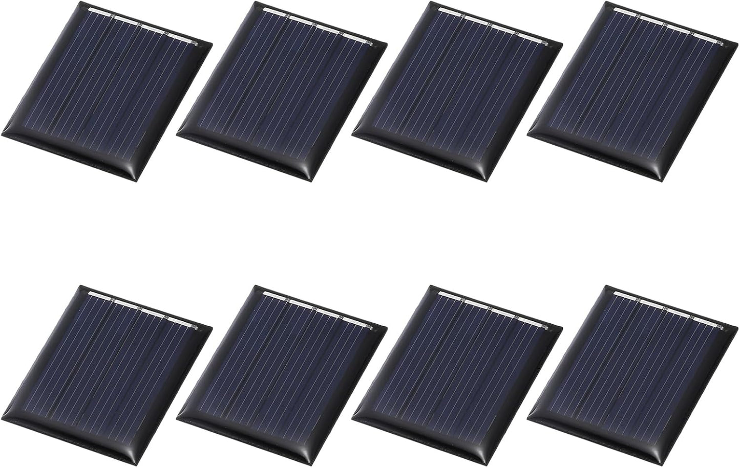 MECCANIXITY 8PCS 1.5V 0.09W 0.06A Mini Solar Panels for Solar Power, Small Solar Photovoltaic Cells Charge DIY Electric Toy Materials Solar System Kits, 1.18" x 1.18"