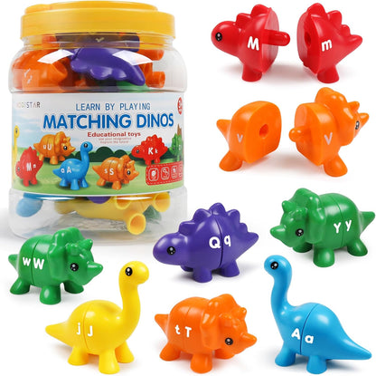 USATDD Matching Eggs for Toddlers Montessori Geometric Eggs Color & Shape Recognition Toy, Fine Motor Skills Shape Sorter Puzzle, Easter Eggs Toys Gifts for Kids, Easter Basket Stuffers