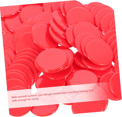 BESPORTBLE Bingo Counting Chips Game Markers for Smooth Surface Counting for Math Learning and Grouping Activities