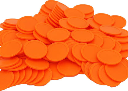 35MM/1.37-inch Box of 120 Counting Coins for Poker Chips and Game Coins (Light Blue, 35MM/1.37-inch)