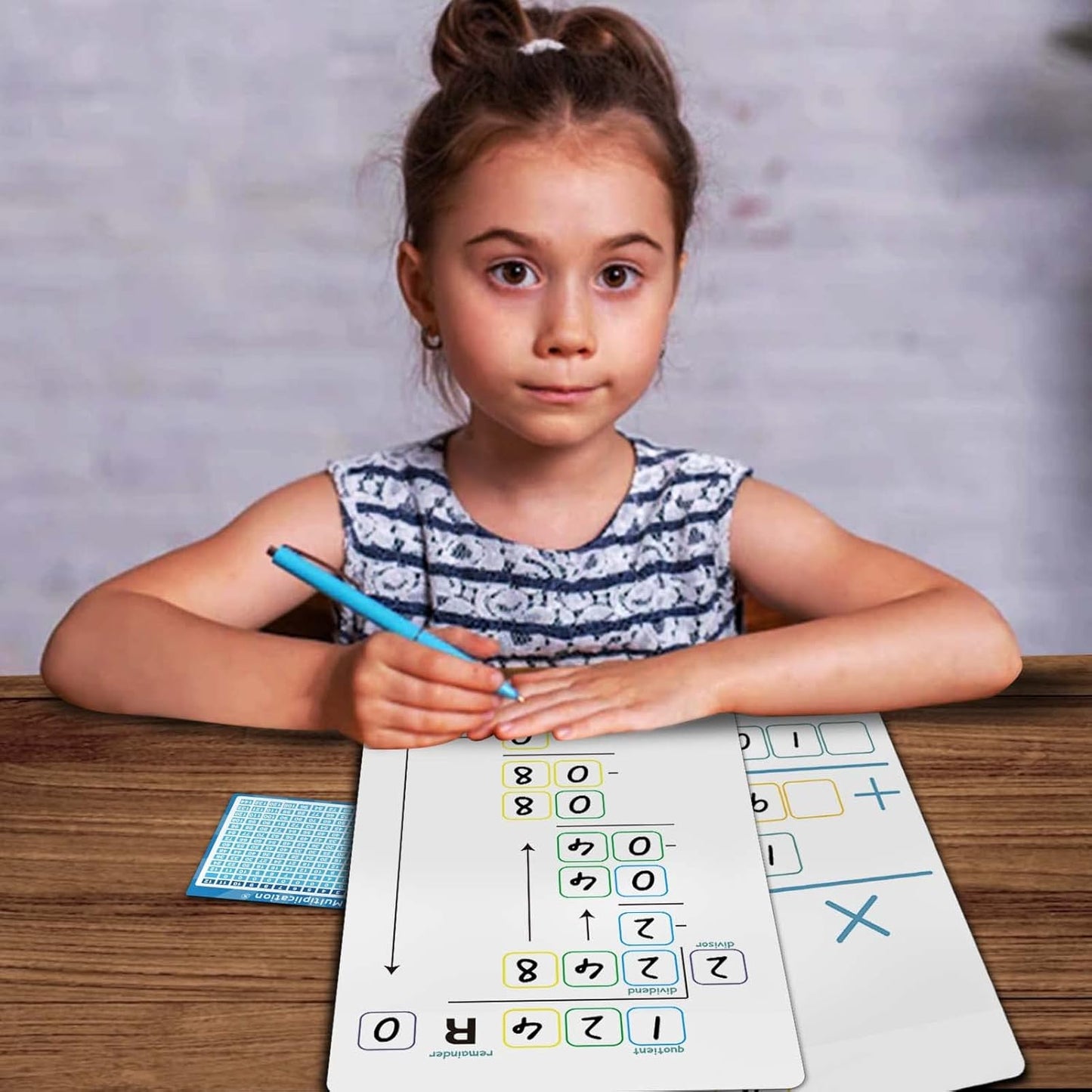 2 Pcs Dry Erase Number Line Board, Double Sided Number Line for Students, Homeschool, Teacher Supplies, Classroom, Math Game for Math Center，High Quality Durable 12 x 4 Inch 0-10, 0-20