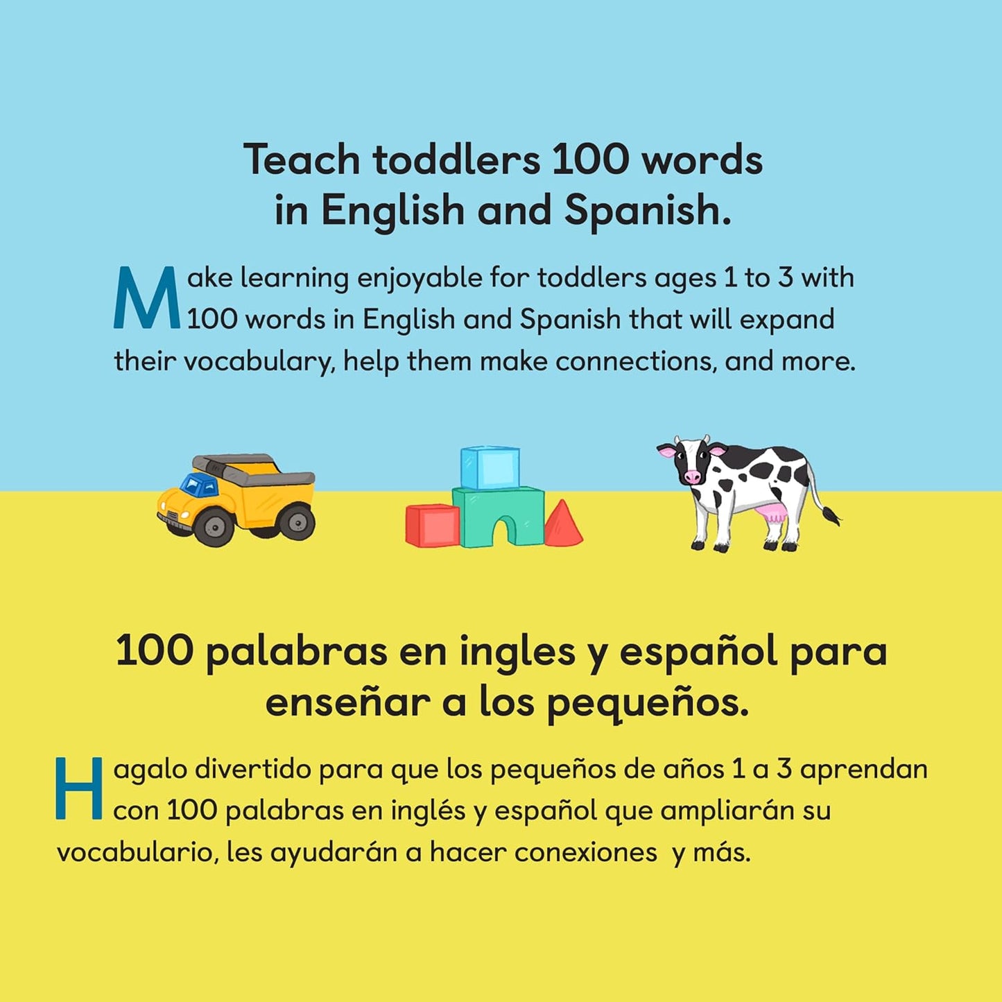 100 First Words Flash Cards for Toddlers: English-Spanish Bilingual: Primeras 100 palabras tarjetas didacticas para ninos pequenos