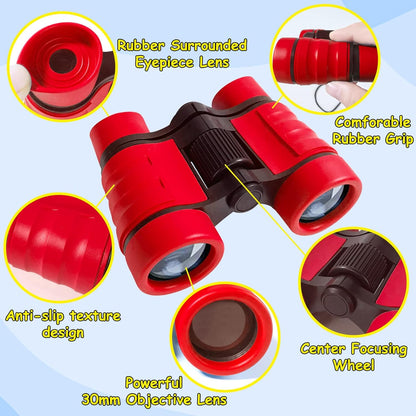 ESSENSON Binoculars for Kids Toys Gifts for Age 3, 4, 5, 6, 7, 8, 9, 10+ Years Old Boys Girls Kids Telescope Outdoor Toys for Sports and Outside Play, Bird Watching, Birthday Presents(Blue)