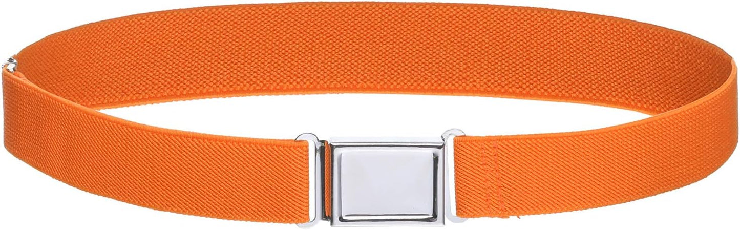 AWAYTR 3 PCS Kids Adjustable Magnetic Belts - Easy to Use Magnetic Buckle Belt for Boys and Girls