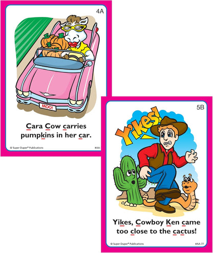 Super Duper Publications | Say and Do® Action Articulation K Sounds Fun Deck | Vocabulary and Language Development Flash Cards | Educational Learning Materials for Children