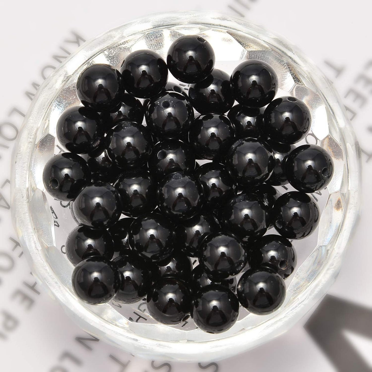 NCB 100pcs Original Natural Stone Beads Gemstone Round Loose Beads 6mm 8mm 10mm (Blue Aventurine, 6mm 100Beads) - Colors B