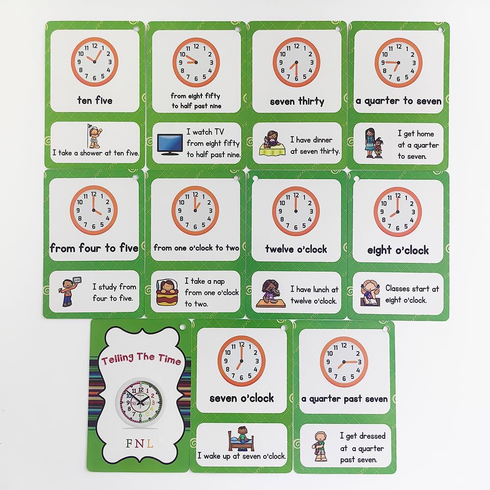 Lilias Irregular Past Tense Verbs English Grammar Double-Side Learning Flash Cards - 24 Card Set for Homeschool, Preschool, Primary School, ESL, Autism, Vocabulary Building