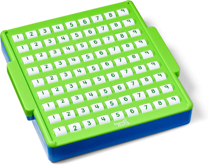 hand2mind Division Practice Board, Math Facts Games, Elementary Math Manipulatives, Educational Toys, Kids Learning Toys, Number Centers for Classroom, Division Chart Learning Activities