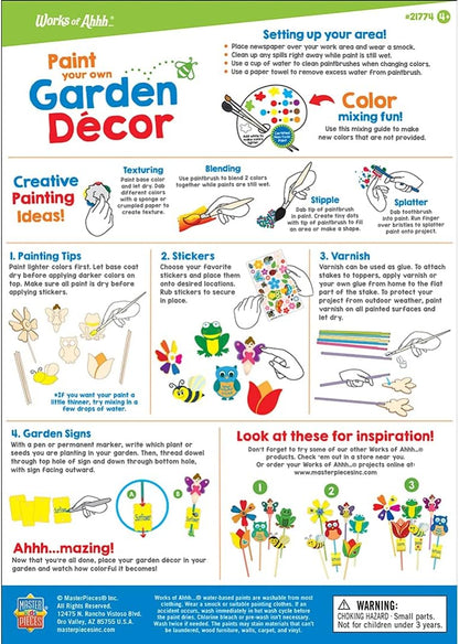 Works of Ahhh... Craft Set - Solar System Mobile Classic Wood Paint Kit