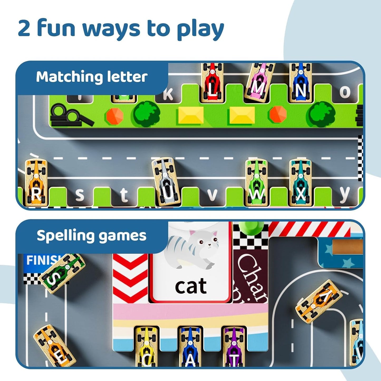 Montessori Magnetic Toy, Busy Board with Magnetic Letters & Numbers, ABC Learning Toys for Kids Ages 3-5, Alphabet Puzzle Preschool Toys, Fine Motor Skills Educational Toys for 3 Year Old Boys Girls