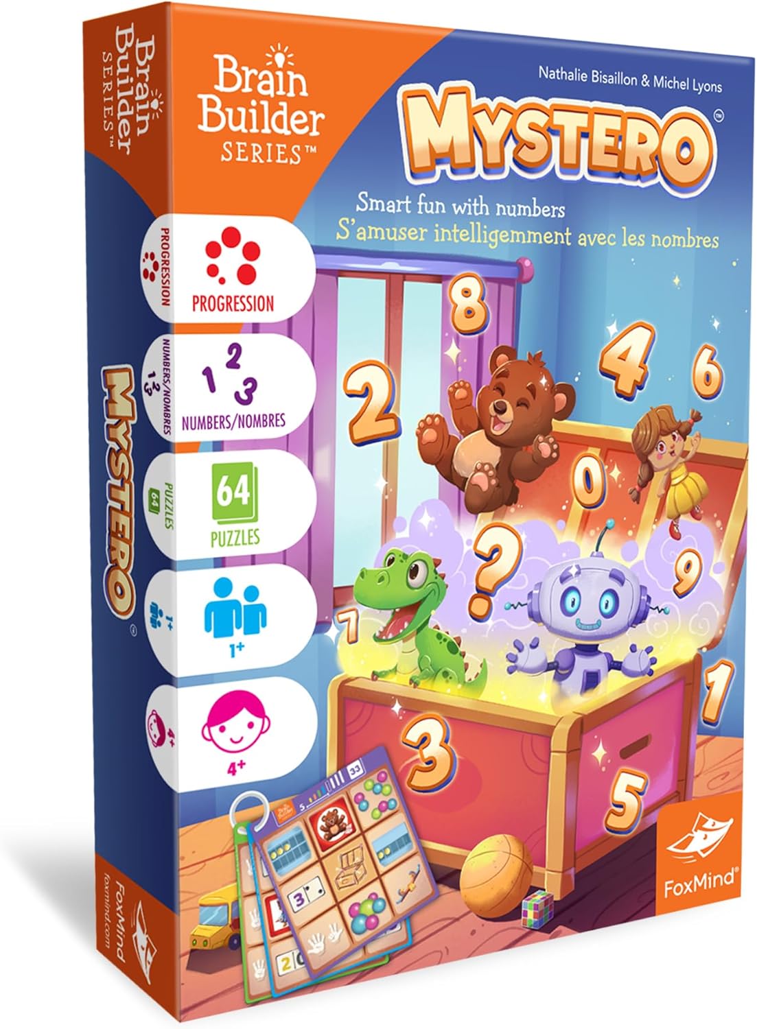 FoxMind Games: Smart Cookies Logic Puzzle Game, Deduction Game for Kids Ages 6+ and Brain Teaser Lovers, STEM Learning Toy from Brain Builder Series, Develops Problem-Solving Skills, 1+ Players