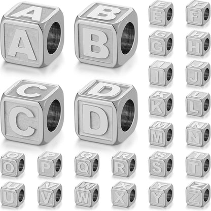 DoDoBeads 1270 Pcs Letter Beads Kit, White and Colorful Square Acrylic Alphabet Beads with Extra Vowels, Numbers & Spacers, Perfect for Friendship Bracelets