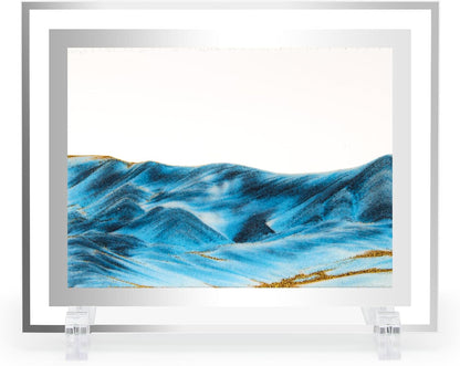 Coitak Moving Sand Art Picture, Dynamic Sand Picture, Desktop Sand Art for Home Decor and Office (12x10inch)