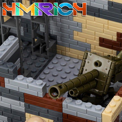 Weapons Pack Military Toy Set Building Blocks Model for Soldier Figures, Army Equipment Gear Kit Pieces and Parts Accessories Compatible with Major Brand