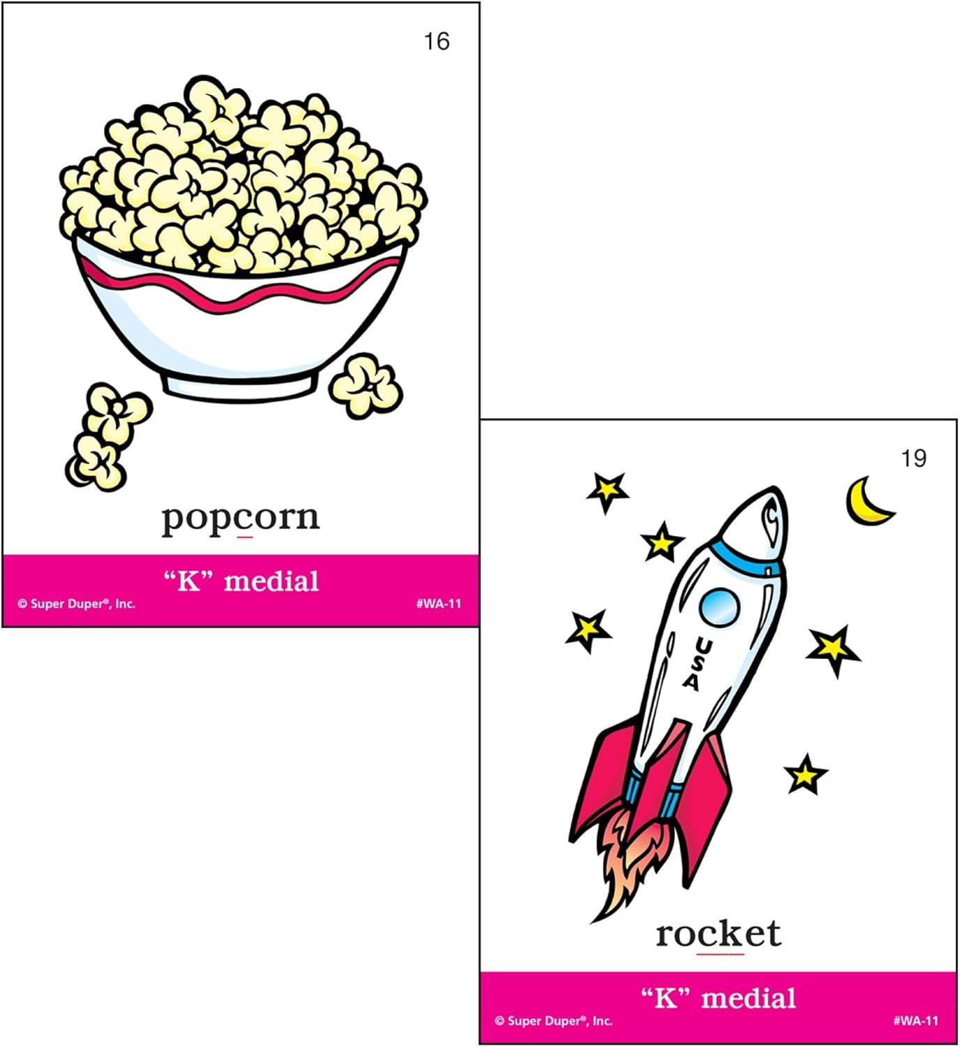 Super Duper Publications | Articulation K Sound Fun Deck | Vocabulary and Language Development Flash Cards | Educational Learning Materials for Children