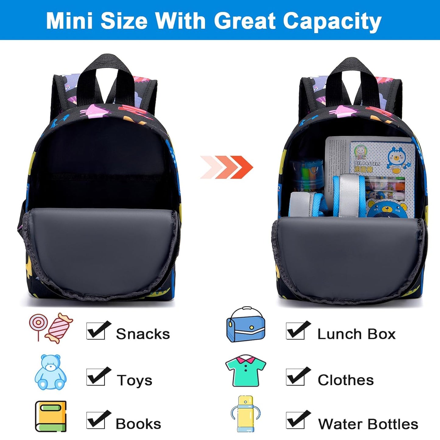 Accmor Toddler Backpack Leash with Anti Lost Wrist Link, Cute Mini Child Walking Harnesses Keep Kids Close Back Pack Rope Tether Rein for Baby Boys (Pink/Unicorn)