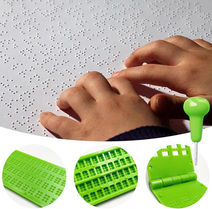 The Blind Abacus - Professional 15-Row Braille Learning Tool with Tactile Signs, ABS Material - Ideal for Math Concept Learning (14+ Years Old and Above to use)