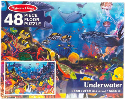 Melissa & Doug Underwater Floor Puzzle - 48 Pieces