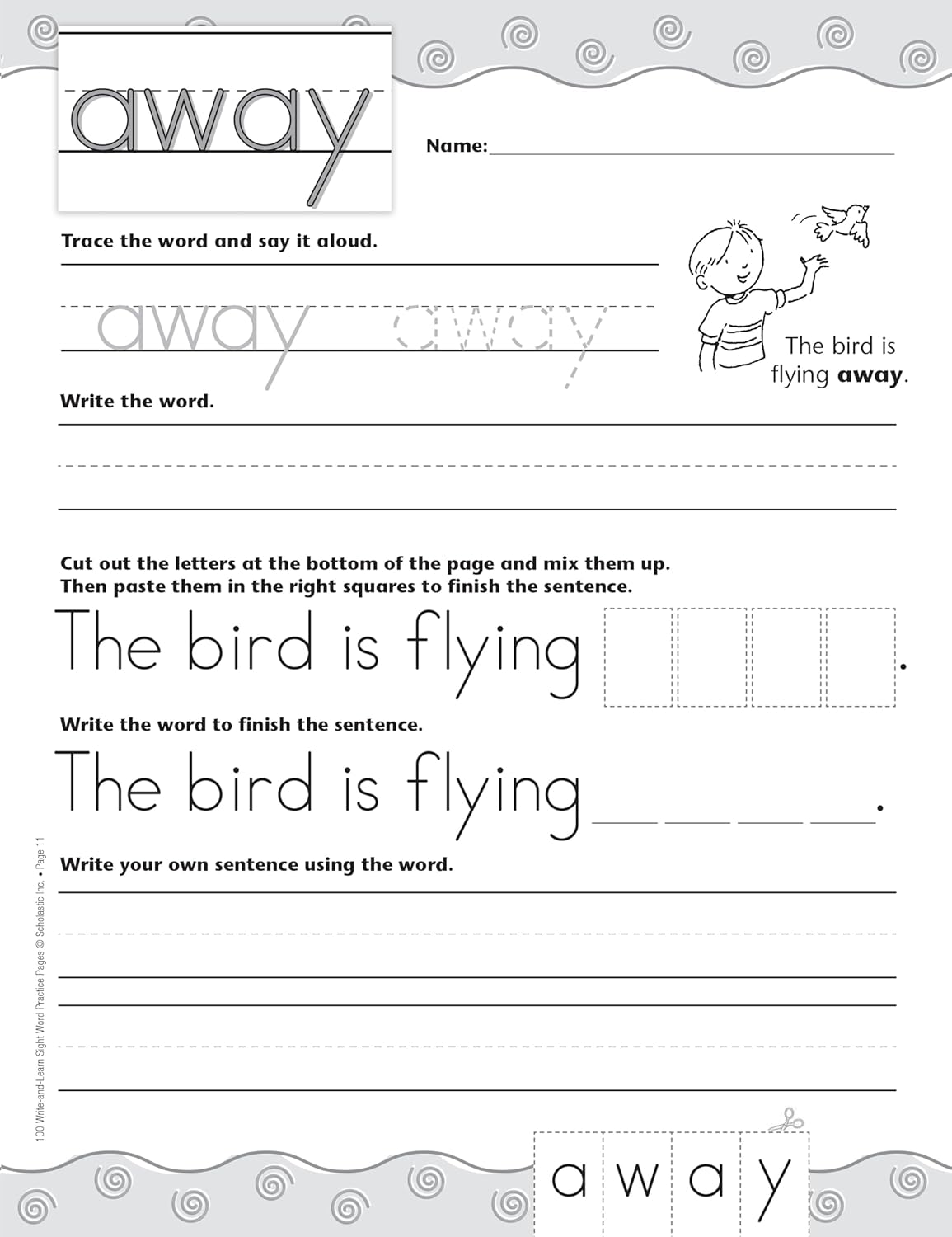 100 Write-and-Learn Sight Word Practice Pages: Engaging Reproducible Activity Pages That Help Kids Recognize, Write, and Really LEARN the Top 100 High-Frequency Words That are Key to Reading Success