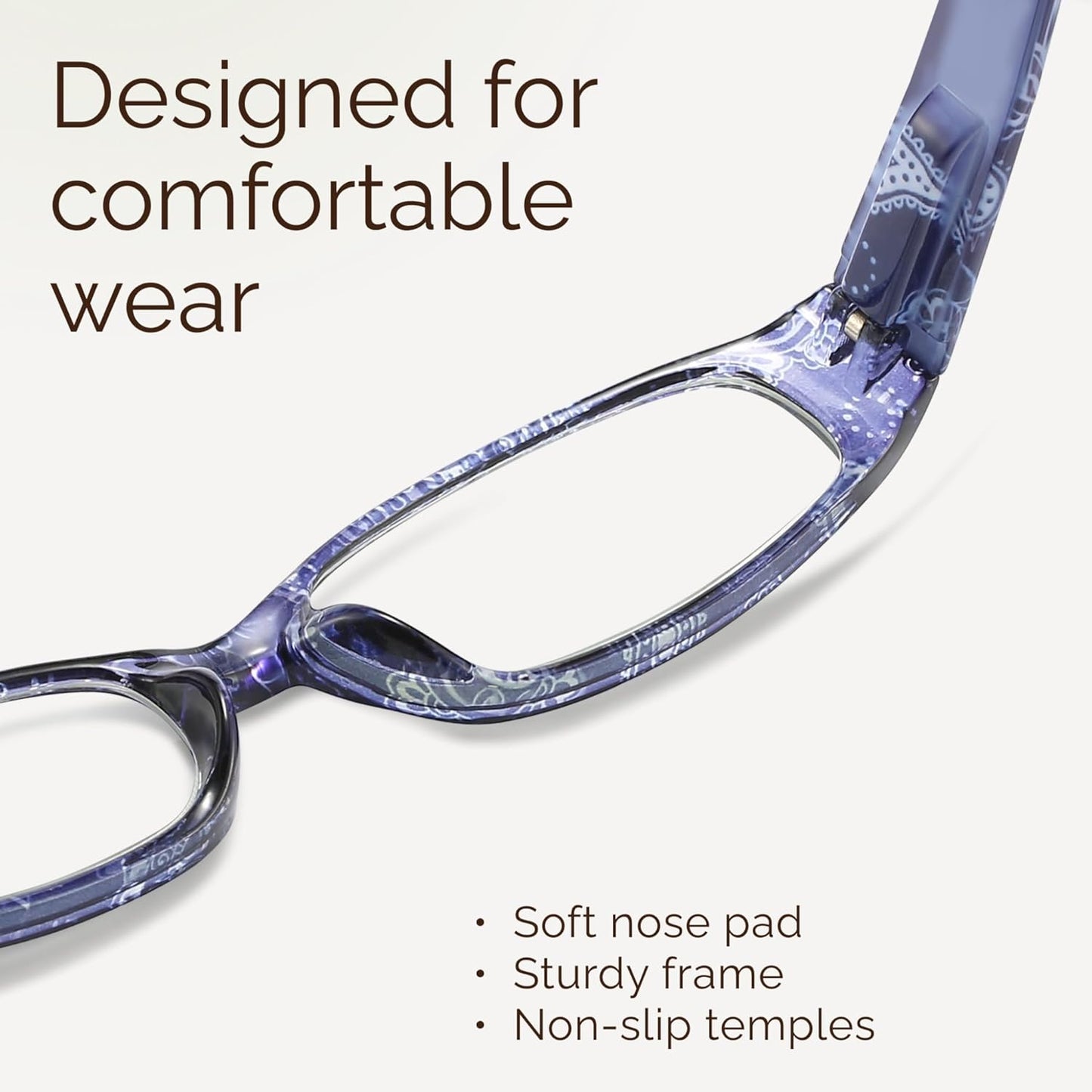 Gaoye 4-Pack Readers for Women, Blue Light Blocking Reading Glasses, Stylish Reading Glasses for Women in 4 Patterns