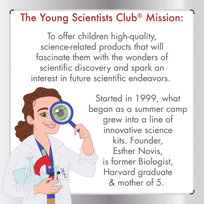 The Young Scientists Club Top Secret Spy Science Kit, Detective Kit for Kids, Crime-Solver Set for Spy Parties, Great Science Toy Gift for Boys and Girls, Be Your Own Secret Agent, Ages 8, 9, 10