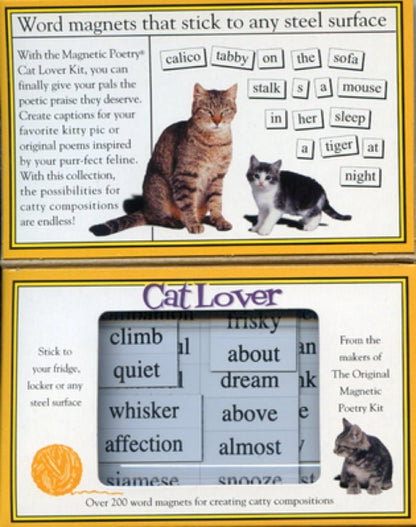 Magnetic Poetry - Sloth Lover Kit - Words for Refrigerator - Write Poems and Letters on the Fridge - Made in the USA