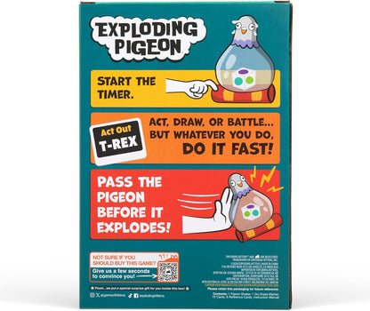 Exploding Kittens Hurry Up Chicken Butt 2-6 Players - Ages 4+ - 2 Minutes to Play - Hot Potato Style Card Game - Fun Card Game, Family Game Night, Creative Kids Game