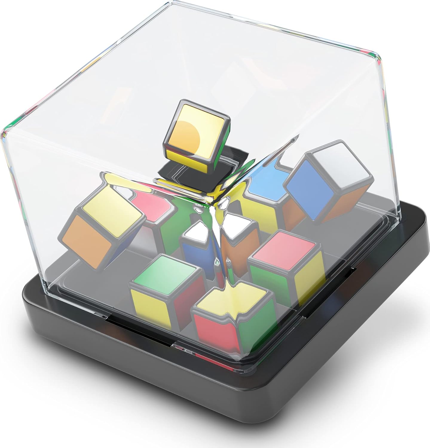 Rubik’s Cube, Rubik's Race, Ace Edition, Classic Fast-Paced Puzzle Strategy Sequence Board Game, Problem-Solving Brain Teaser, Color-Matching Game, 2 Players, for Adults, Teens, Kids Ages 7 & Up