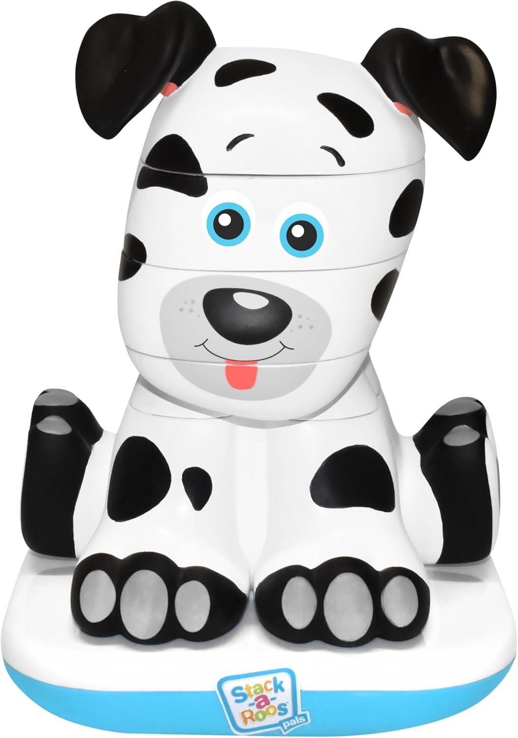 Stack-a-Roos Baby Giraffe by Salus Brands - Animal Stacking Toy, Educational Early Learning Toy for Infants Babies Toddlers, Age 12+ Months - Great Baby Gifts, STEM