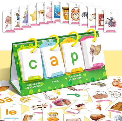 Lachilly Sentence Building Flip Chart, 40 Sentence Builder Game, Vocabulary & Grammar, Activity Educational Learning Tool, Phonics Learning Supplies, Speech Therap, School Supplies