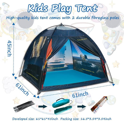 Mnagant James Webb Space Telescope Kids Play Tent Indoor & Outdoor for Boys and Girls(61" x 61" x 45")