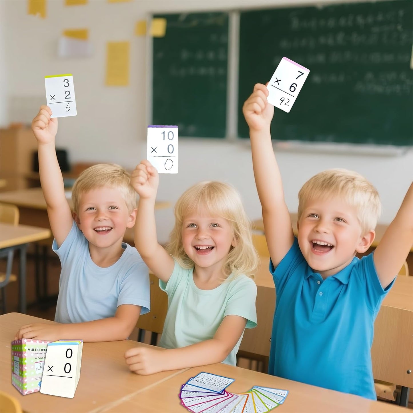 182 Multiplication Flash Cards for Kids Ages 8-12 - Multiplication Table | Math Flash Cards 0-12 All Facts (Answer on Back) | Includes 4 Dry Erase Markers, Workbook & Game | Classroom or Homeschool