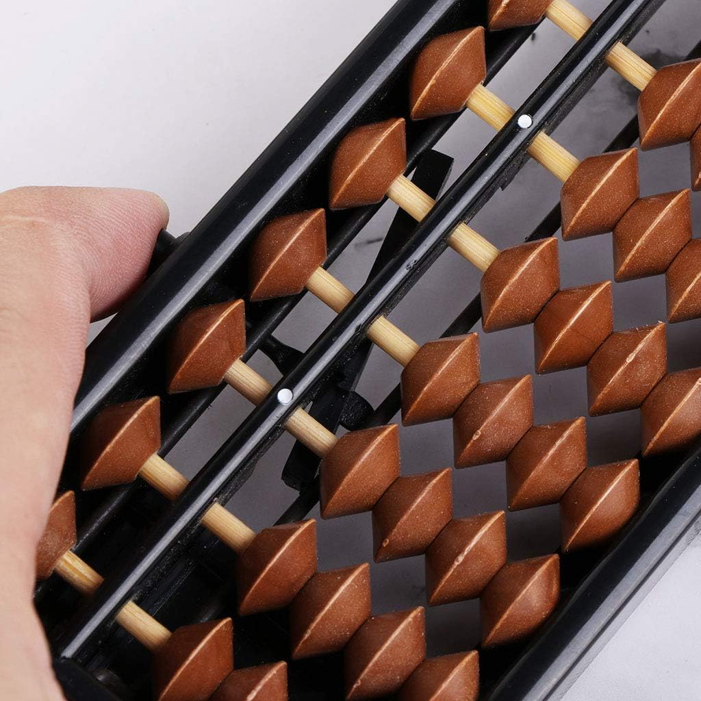 Portable Chinese 23 Digits Column Abacus Arithmetic Soroban Calculating Counting, as the picture shows
