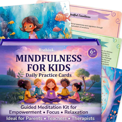 QUOKKA Affirmation Cards for Kids - Anxiety Relief Items Meditation Cards for Mental Health - Calming Self Care for Women - Perfect Mindfulness Gift for Children Teens