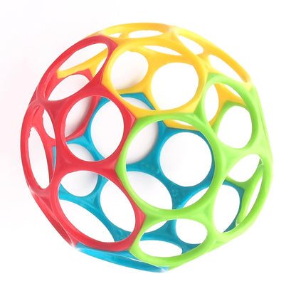 Bright Starts Oball Musical Toy, Jingle & Shake Pal, BPA-Free Easy-Grasp Baby Rattle Toy, Ages Newborn+
