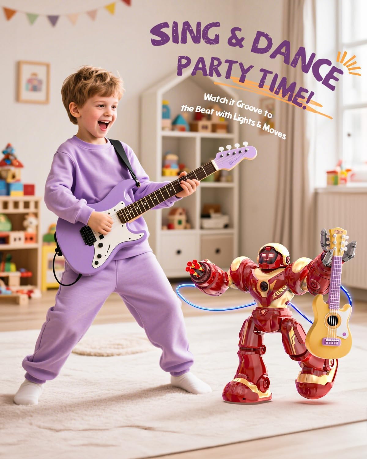 Holyton 5088 Smart Robots for Kids,Large STEM Programmable RC Robot, with Voice Control,APP Control,LED Eyes,Ideal Gift for 4 5 6 7 8 9 Years Old Boys and Girls