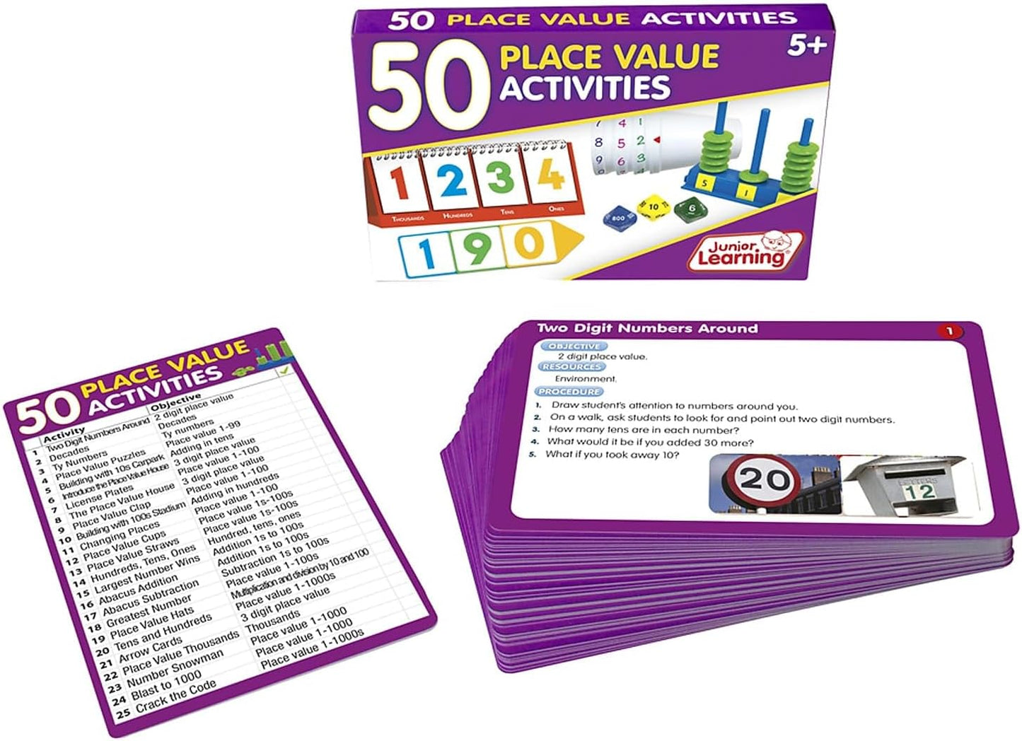 Junior Learning 50 Place Value Activities, Multi