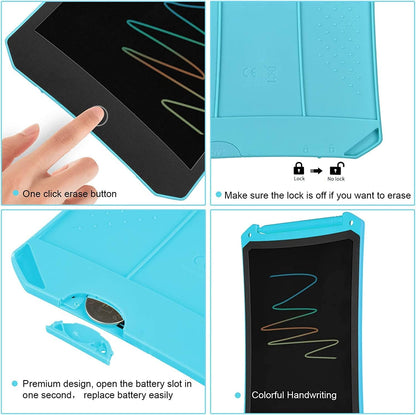 4 Pack LCD Writing Tablet for Kids, Colorful Toddler Drawing Tablet Doodle Board, Erasable Reusable Electronic Drawing Pad, LEYAOYAO Educational and Learning Toy for 3-6 Years Old Boy and Girl