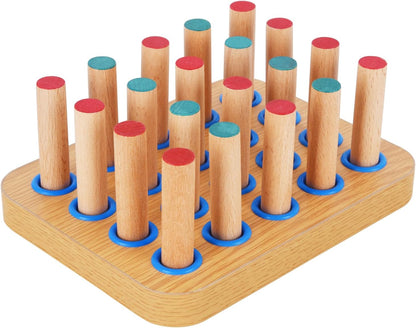 Wooden Pegboard for Occupational Therapy, Occupational Therapy Tools, Peg Board, Hand Therapy Equipment Hand Therapy Peg Board to Improve Finger Dexterity