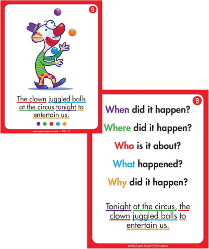 Super Duper Publications | Sentence Remix Fun Deck Reading Comprehension Flash Cards | Educational Learning Resource for Children