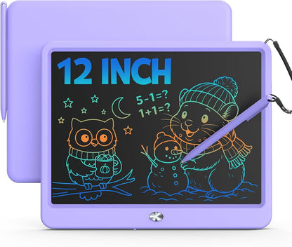 Bravokids Toys for 3-6 Years Old Girls Boys, LCD Writing Tablet 10 Inch Doodle Board, Electronic Drawing Pads, Educational Birthday Gift for 3 4 5 6 7 8 Years Old Kids Toddler (Blue)